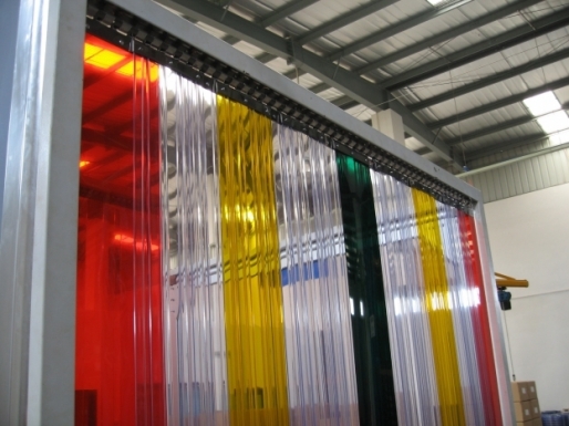 Cortinas de PVC de colores